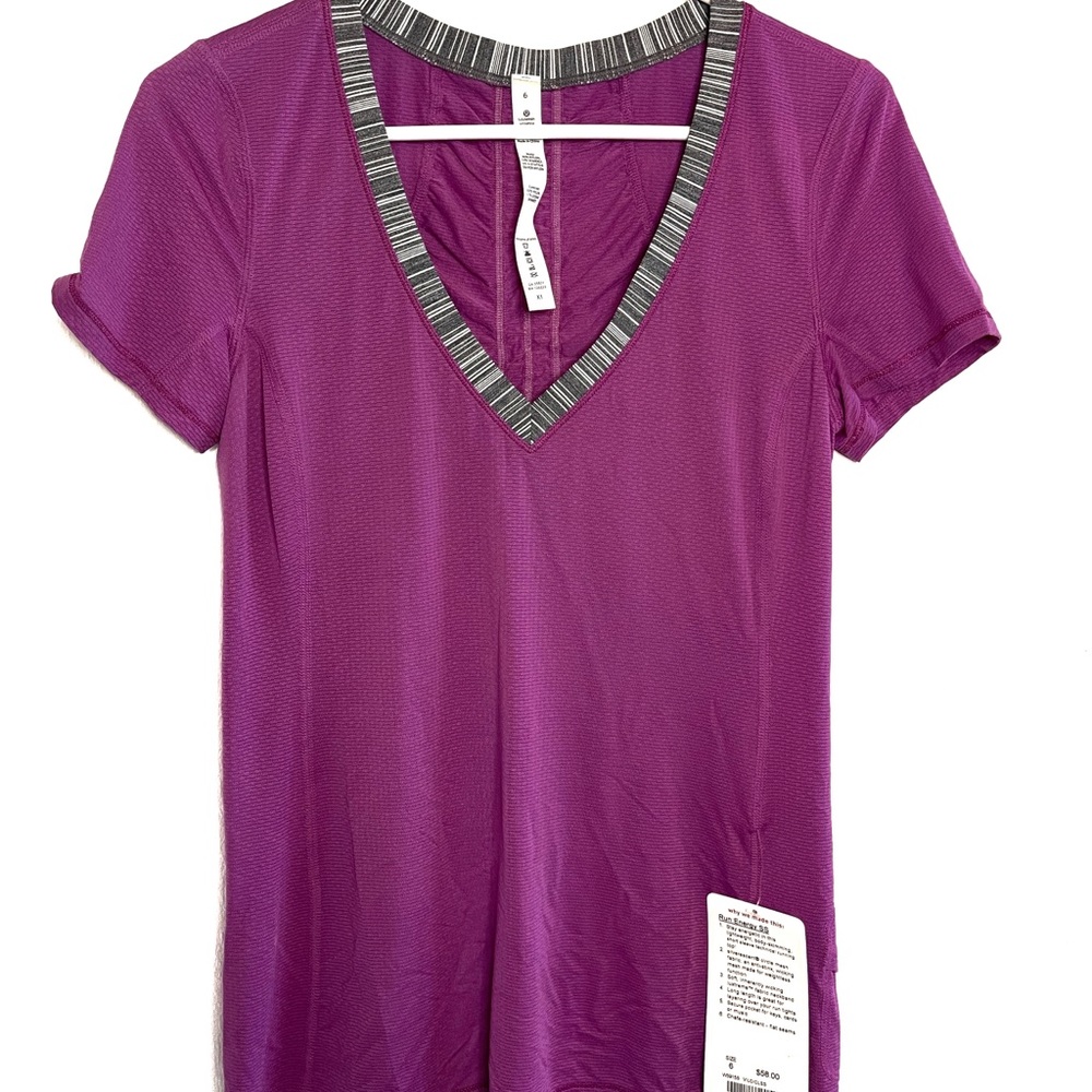 NEW Lululemon athletic short sleeve shirt top